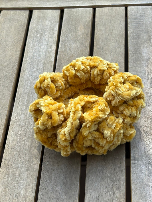Marigold hair scrunchies