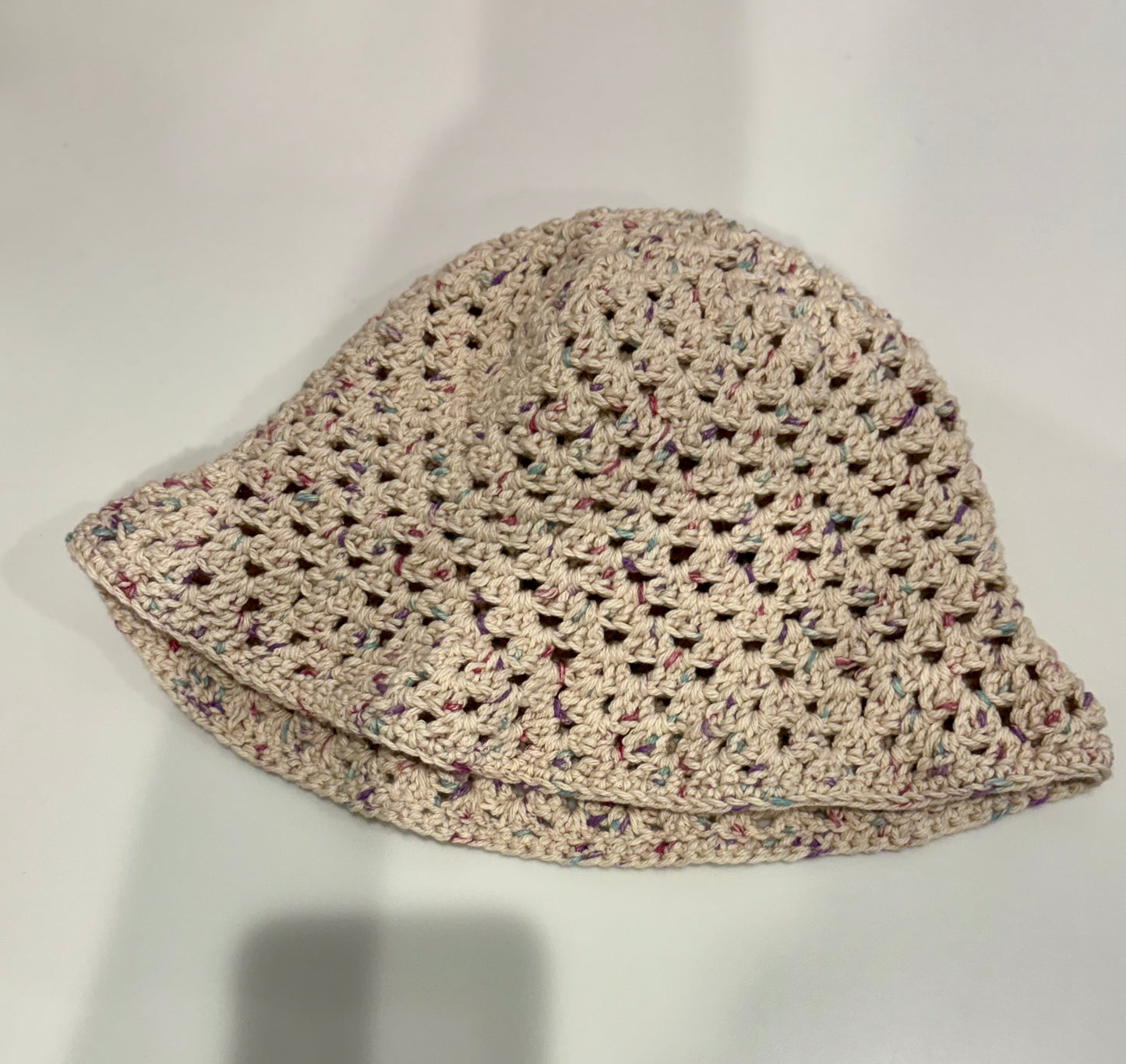 Creme sprinkle bucket hat